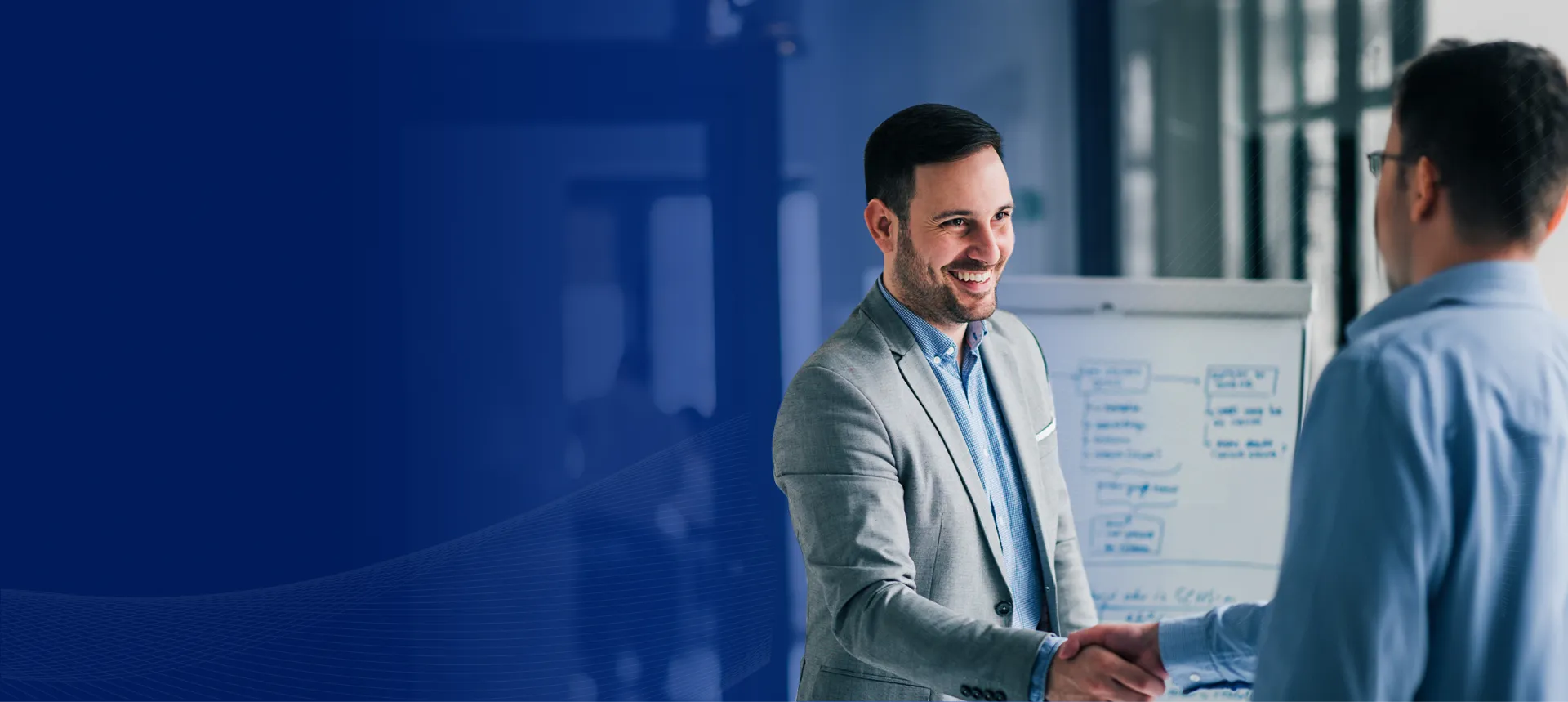 Strategic partnership banner indicating international cooperation opportunities in fintech and trading industries